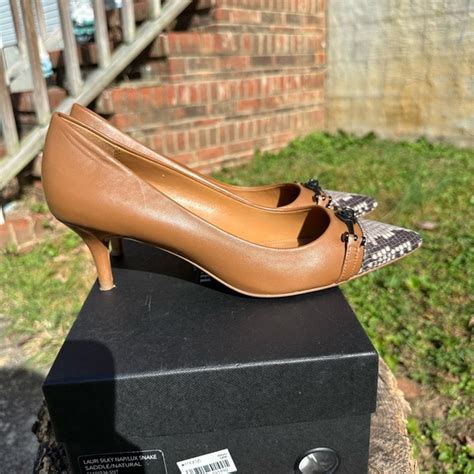 Coach Shoes Coach Lauri Nude Snake Pumps Size 95 With Box Poshmark