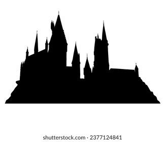 Hogwarts Silhouette Photos and Images | Shutterstock