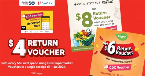 Guide To The Return Vouchers In Supermarkets Now That CDC Vouchers Are