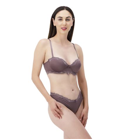 Coordinado Brassiere Y Bikini Carnival Mujer Encaje En Bordes Delsol