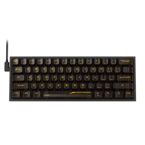 Redragon Fizz K617 SE 60% Full-Transparent Wired RGB Gaming Keyboard ...
