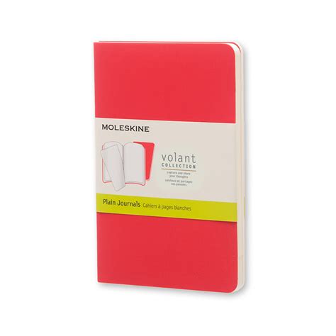 Блокнот Moleskine Volant Розовый карманный 80 страниц Чистый лист 2 шт ...
