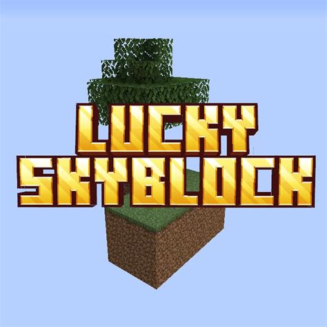 LuckySkyBlock Bedrock Java Minecraft Map