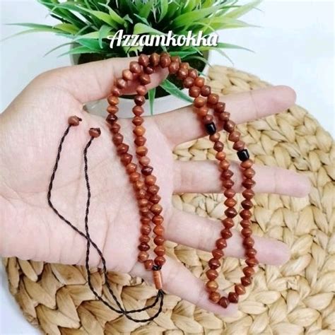 Jual Kalung Tasbih Wajik 99 Coklat Kokka Kaukah Shopee Indonesia