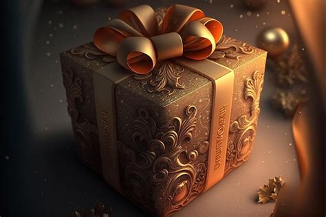 Premium Photo | Mysterious gift box for present