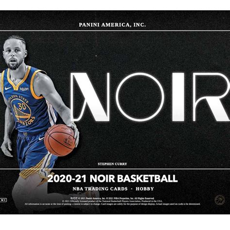 2020 21 Panini Noir Basketball Checklist Set Info Boxes Reviews Date