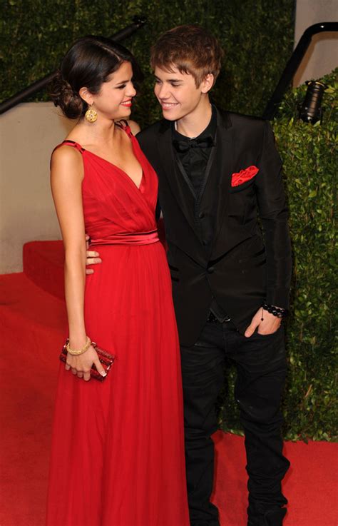 Justin Bieber Selena Gomez Together At Vanity Fair Oscars After Party