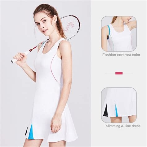 Sport Dress White Clothes Tennis Skirts Golf Clothes Woman Badminton ...