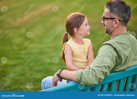 Young Father Spending Time With His Cute Little Daughter They Are