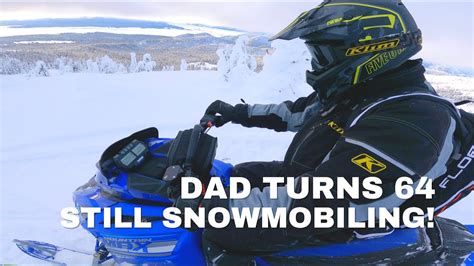 Snowmobiling Island Park With My Dad Youtube