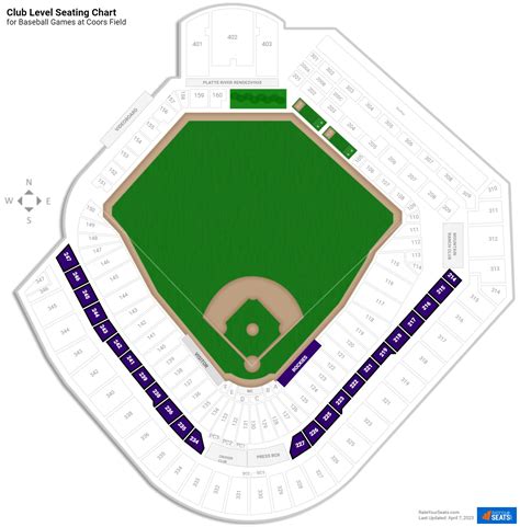 Coors Field Seating Sections Cabinets Matttroy