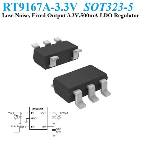 Rt A V Low Noise Fixed V Ldo Regulator Sot Uge