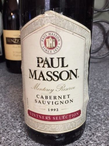 Paul Masson Vintners Selection Cabernet Sauvignon Reserve Vivino Us