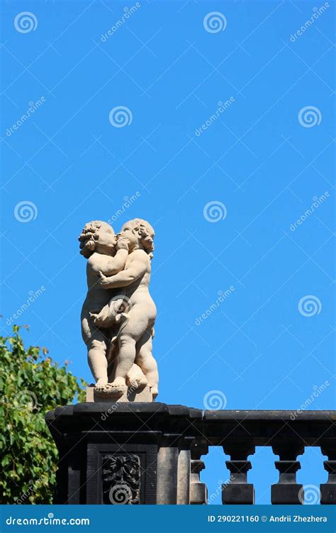 Dresden Germany June 6 2023 Decorative Sculptures In Zwinger A