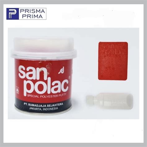 Jual Dempul Putty San Polac Plastik Sanpolac Mobil Kayu Besi Gr