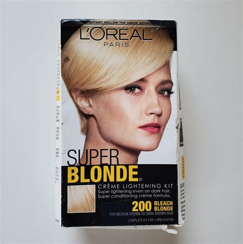 L Oreal Paris Super Blonde Creme Lightening Hair Color Kit Bleach