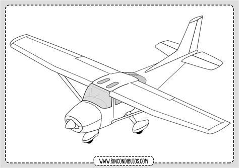 Dibujos De Aviones Para Colorear E Imprimir Gratis Dibujos De Colorear