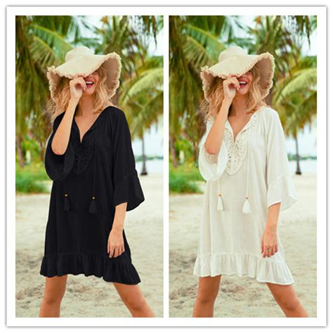 US 6 59 Bikini Blouse With Bamboo Ruffles For Holiday Keke Lover