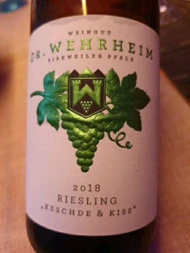 Dr Wehrheim Keschde Kiss Riesling Vivino Us