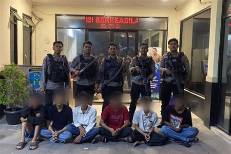 Foto Hendak Tawuran Enam Remaja Di Cengkareng Diciduk Saat Tahun Baru