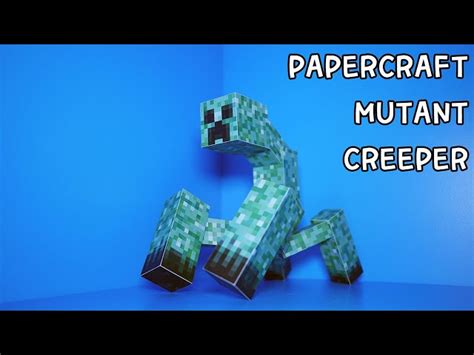 Papercraft Minecraft Mutant Enderman