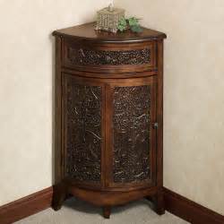 Lombardy Corner Storage Accent Cabinet Corner Table Antique Corner Cabinet Powder Room Decor