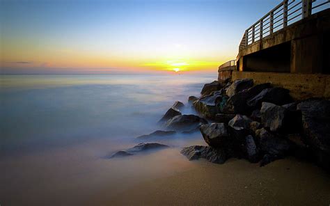 Fishing Pier Sunrise Photograph By R Scott Duncan Fine Art America