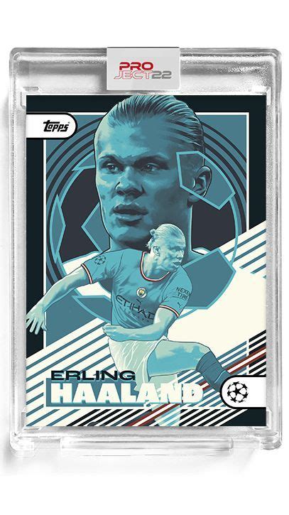 Issued Weekly 2022 Topps Project22 UEFA Features Top Players And