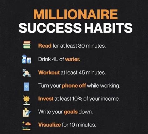 Millionares Succesful Habits Click The Link To Become A Millionare