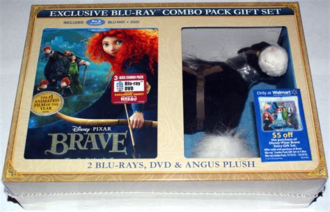 Blu-ray & DVD Exclusives: Brave: Walmart Exclusive Angus Plush Toy (BD)