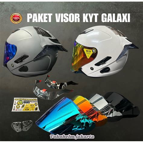 Jual Kaca Helm Kyt Galaxi Visor Open Venom Flat Kyt Galaxi Visor