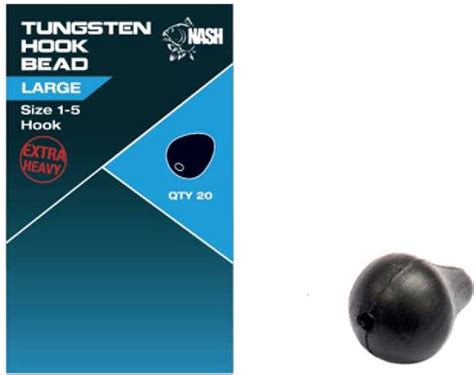 Nash Tungsten Hook Bead Large Bol