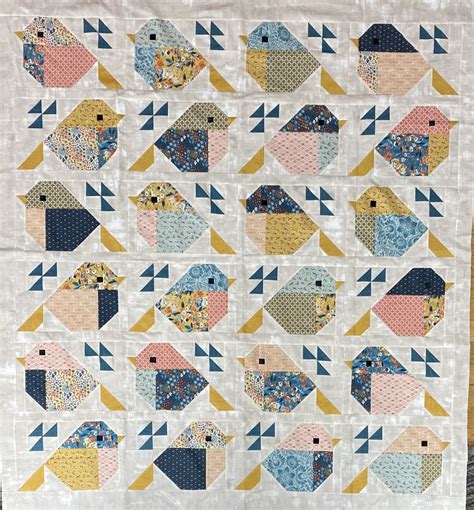 Sparrows Quilt Kit 65 X 71