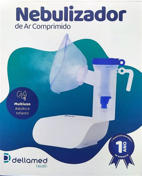 Nebulizador Compressor Compacto DELLAMED loja de nutrição São Paulo