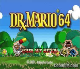 Dr. Mario 64 ROM Download for Nintendo 64 / N64 - CoolROM.com