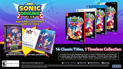 Sonic Origins Plus Xbox Series X Ps4 Ps5 Et Switch Alertandgo