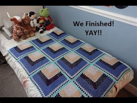 D Mitred Granny Square Cal How To Join The Squares Ep Youtube