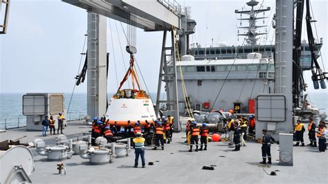 Gaganyaan Mission Crew Module Indian Navy Safe Hands Isro Launch Date