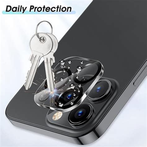 9h Tempered Glass Camera Lens Protectorblack