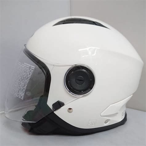 Jual Helm Zeus ZS 617 White New Shopee Indonesia