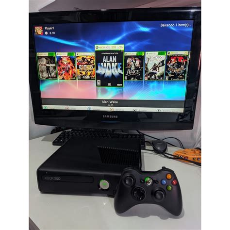 Xbox 360 Rgh Hd 500gb Lotado De Jogos Novinho Faz A Boa