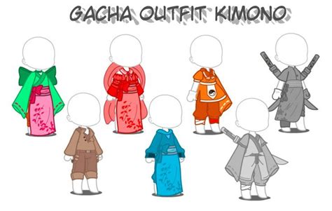 Gacha Outfit Kimono Gacha Club Indonesia Sukikagomeozae Kimono