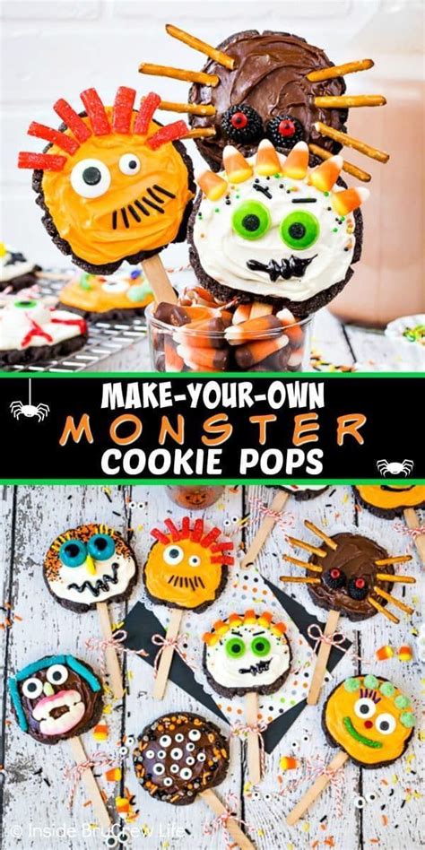 Decorated Halloween Monster Sugar Cookies Inside Brucrew Life