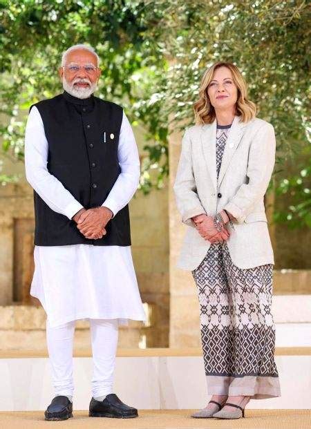 Prime Minister Narendra Modi Is Received By Italian Prime Minister