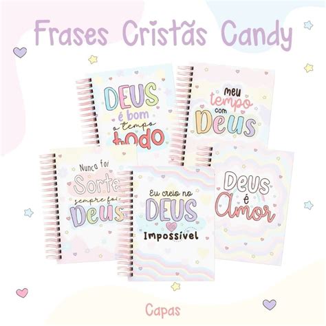 Combo Candy Frases Cristãs arquivo Digital Completo 0906 Elo7