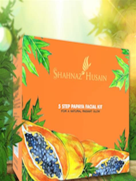 Buy Shahnaz Husain Step Natural Radiant Glow Papaya Facial Kit Gm