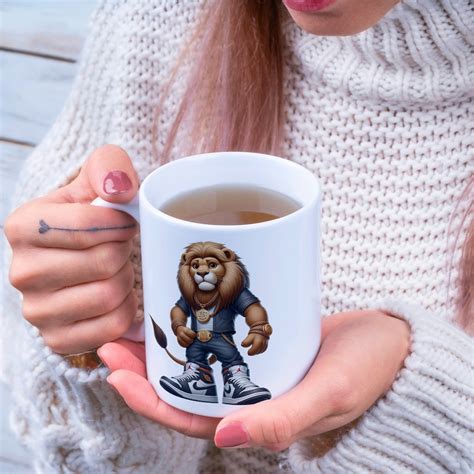 Gangster Lion Urban Lion Urban Trap Designs Wacky Fan Art Instant