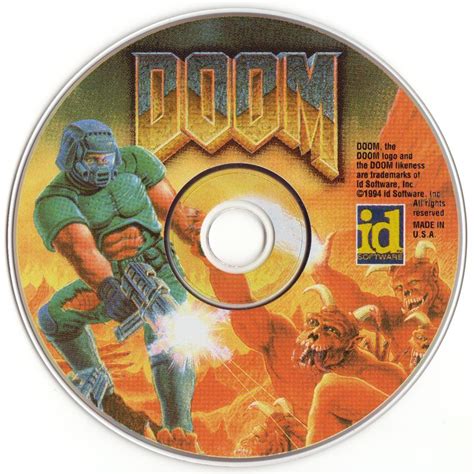 Doom 1993 Box Cover Art Mobygames