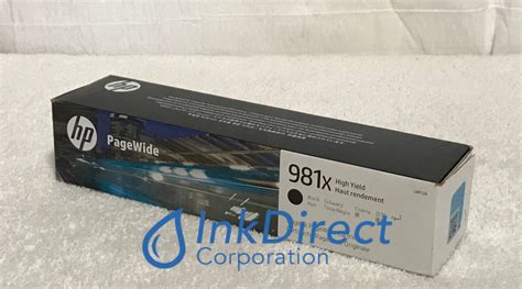 Hp L0r12a 981x Ink Jet Cartridge Black Pagewide 556 586 E55650dn