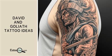 57 David And Goliath Tattoo Ideas - TattooClue.com